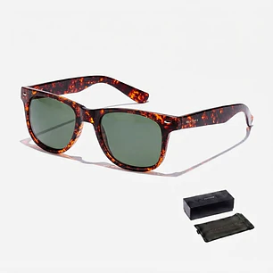 Lentes de Sol Polarizado Hawkers Slater HSLA22CETP Carey Verde - Talla 53mm