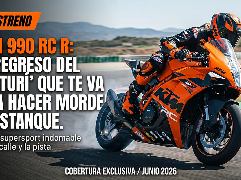 KTM 990 RC R: El regreso del "Bisturí" que te va a hacer morder el estanque