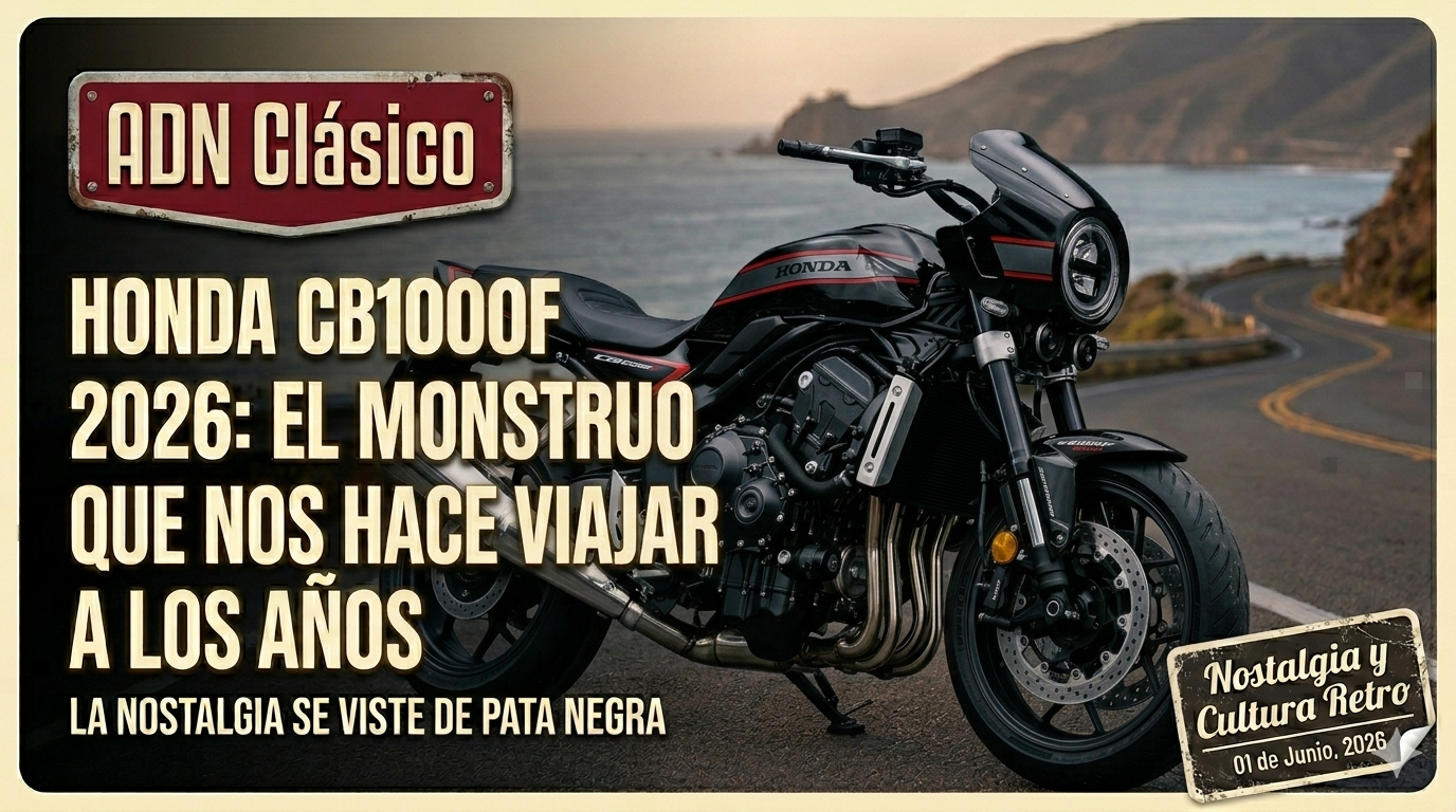 Honda CB1000F: El aullido tetracilíndrico que nos devuelve a los gloriosos años 80