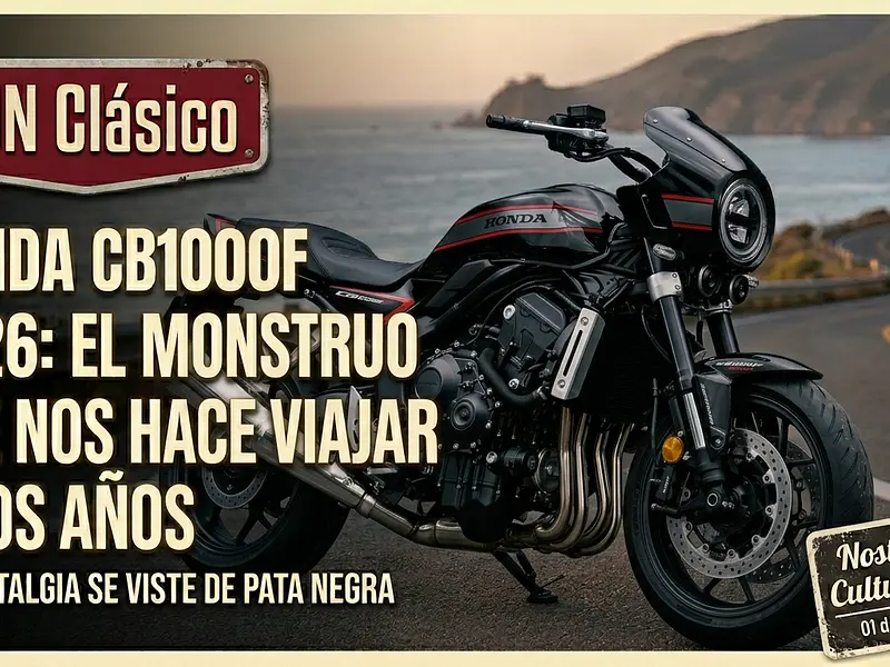 Honda CB1000F: El aullido tetracilíndrico que nos devuelve a los gloriosos años 80