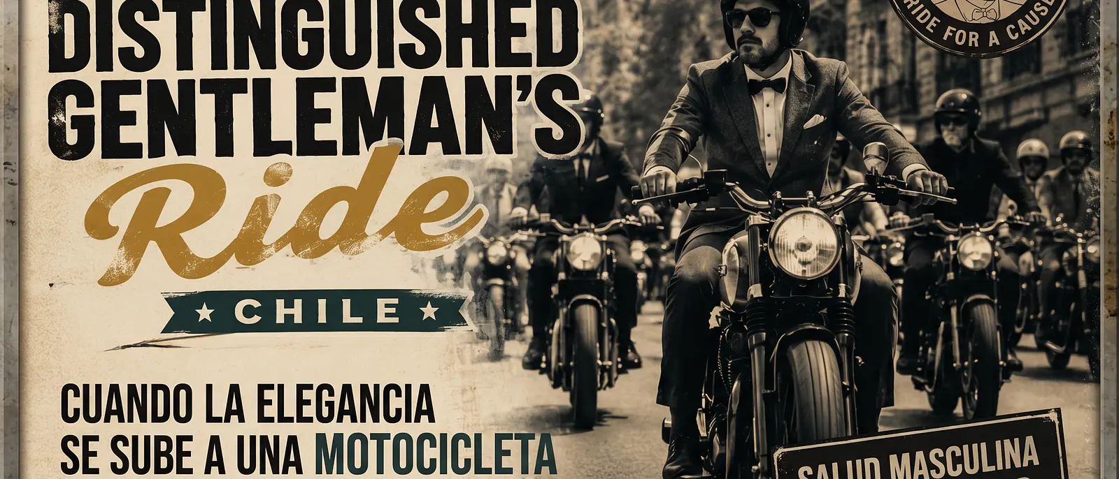 Distinguished Gentleman's Ride Chile: cuando la elegancia se sube a una motocicleta
