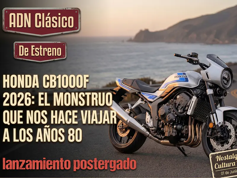 Honda CB1000F: El aullido tetracilíndrico que nos devuelve a los gloriosos años 80
