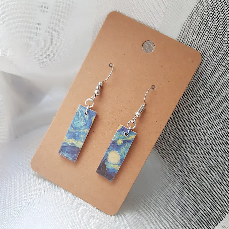 Pendientes Van Gogh 1