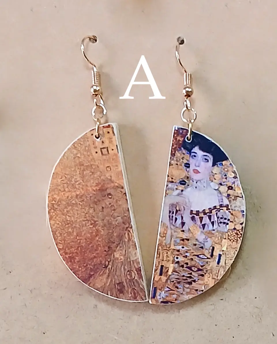 Pendientes Klimt 3