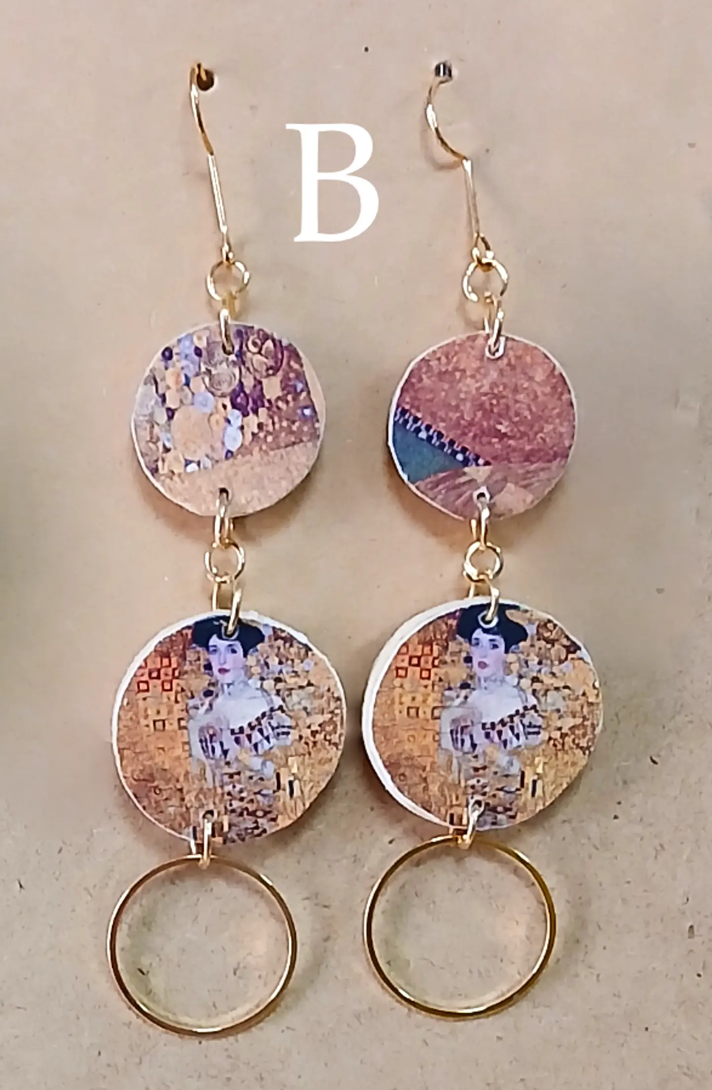 Pendientes Klimt 4