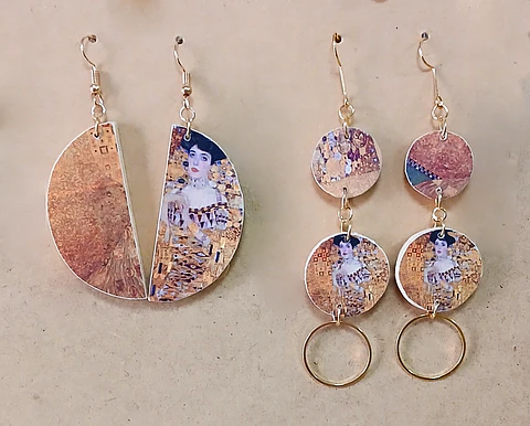 Pendientes Klimt