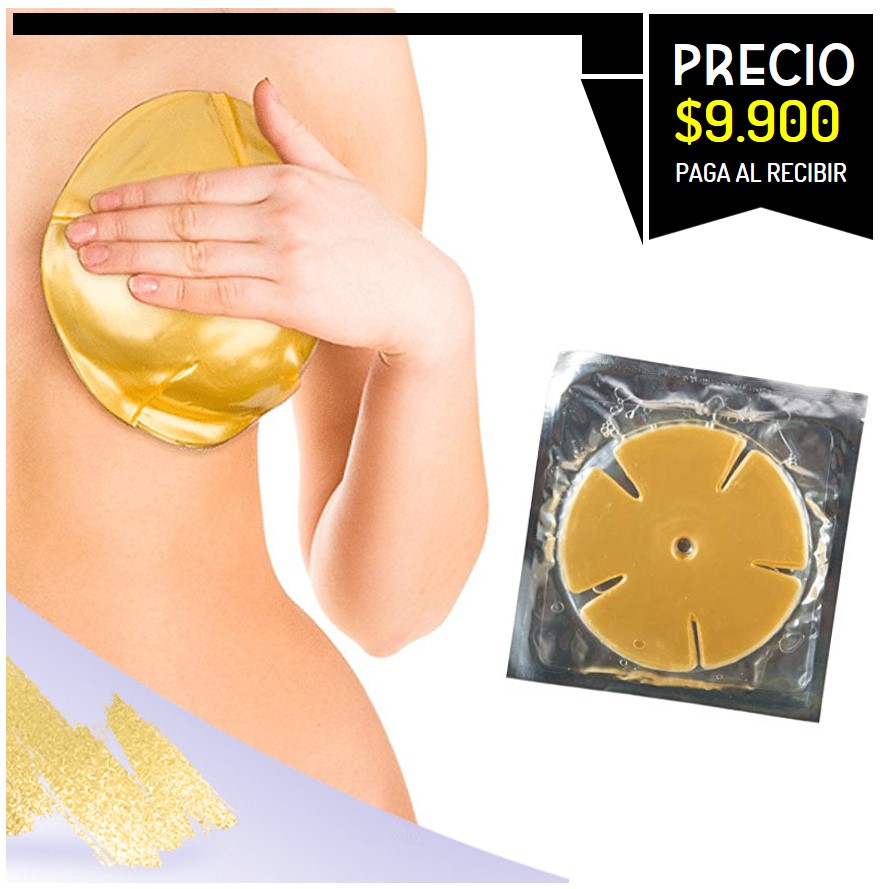 Nueva mascarilla rejuvencedora para senos de colageno y oro piel juvenil y suave como nunca