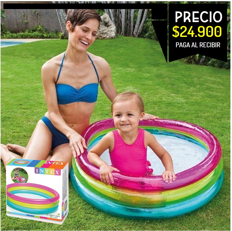 Piscina Inflable intex 3 aros infantil de 86x26cm ideal p...