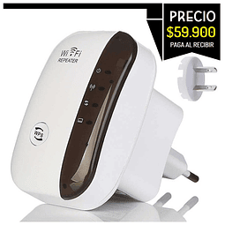 Repetiddor amplificador de señal wifi de 300mbs conccion elecctrica colombia facil de usar y acondicionar a tu hogar