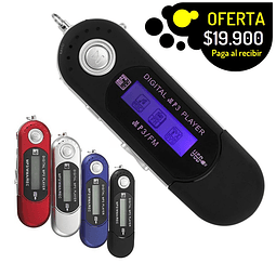 MP3 Deportivo stick pra micro SD y radio FM ideal para bolsillo