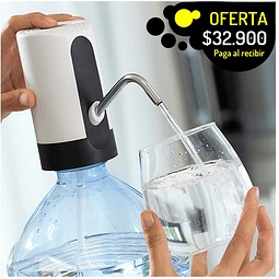 Dispensador de agua electrico automatico para garrafon recargable facil de usar