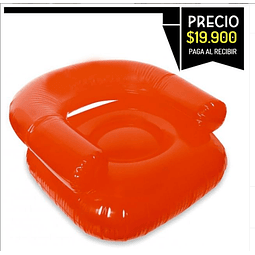 Sofa inflable infantl en vinylo con posa brazos deoracion y comodida para la habitacion de tus hijos