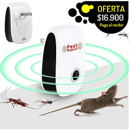 Repelente Pest electronico de plagas insectos roedores cucarachas mosquitos sancudos y muchos otros reject