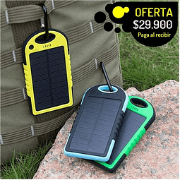 Cargador solar powerbak recargable bateria externa