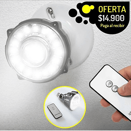 Bombillo linterna con control #remoto para cambiar la intencidad de la luz