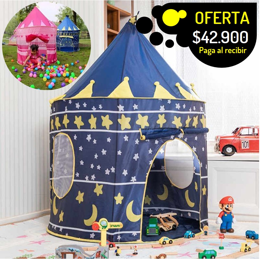 carpa castillo casita infantil juegos imaginacion facil de llevar y guardar 
