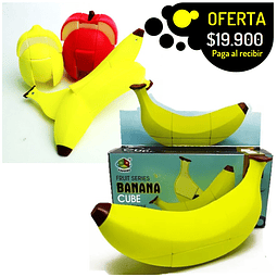 NOVEDAD cubo rubick especial en forma de frutas banana manzana o pera facil giro didactico aprendizaje