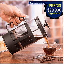 Cafetera prensa italiana ideal para cafe expresso de 350ml diseño elegante y practico el mejor cafe