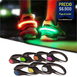 Cinta led reflectiva para zapatos ideal para personas que adorar trotar de noche.