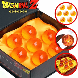 Set de 7 esferas del dragon realistas de 4cm en caja colecionable hobbies anime 