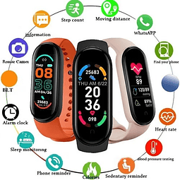 Reloj Inteligente Smart Band banda Smartwatch Carga Magnetica M7