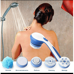 Cepillo electrico profesional para el cuerpo cabezales especailes exfoliacion, cepillado, masaje y mucho mas spin Spa