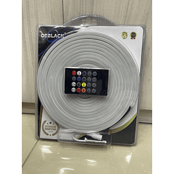 Cinta Neoflex Rítmica- Rollo de cinta con led RGB musical Bluetooth para uso en interiores más flexible para doblar