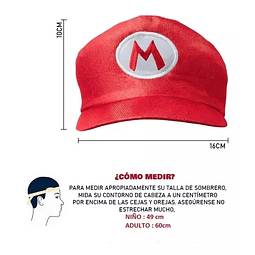 Gorra De Mario Bros Para Niños Sombrero