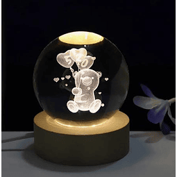 Lámpara de bola de Cristal.