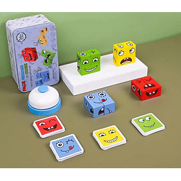 BLOQUE CAMBIA CARA CON CAJA METÁLICA Y CAMPANA FACE CHANGE RUBIK'S CUBE