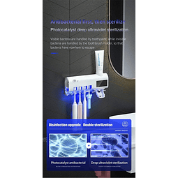 * DISPENSADOR DE CREMA DENTAL CON ULTRAVIOLETA*