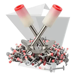 Clavos Fulminantes Para Remachadora Fulminante 50 Unidades