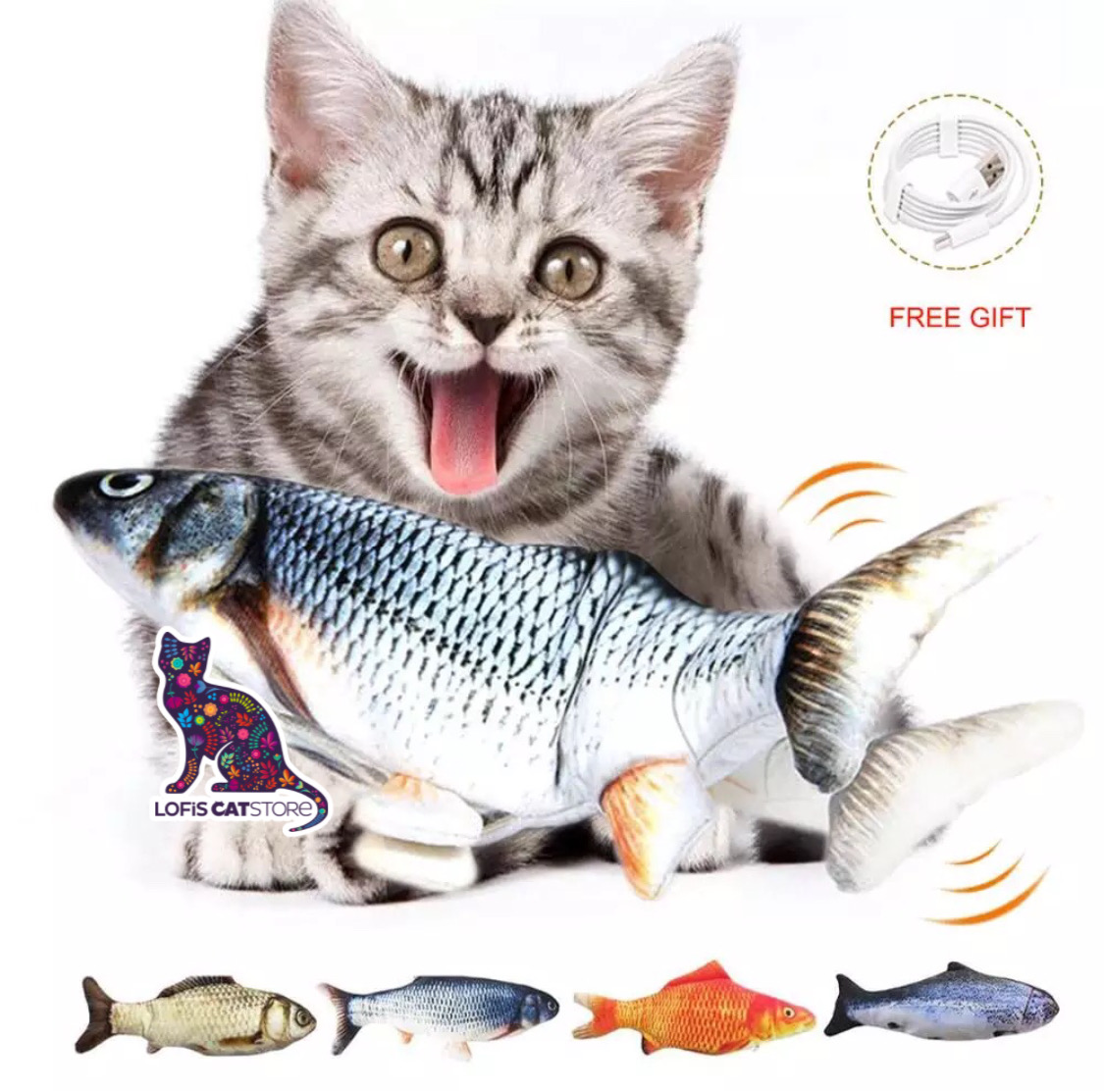 Pescado con Movimiento Usb
