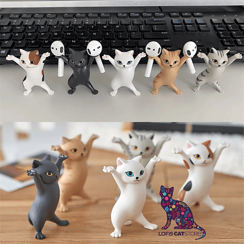 Set 5 Figuras Dancing Cats