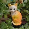 Gato Solar para Jardín 