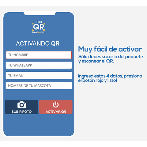 Bandita de Identificación QR