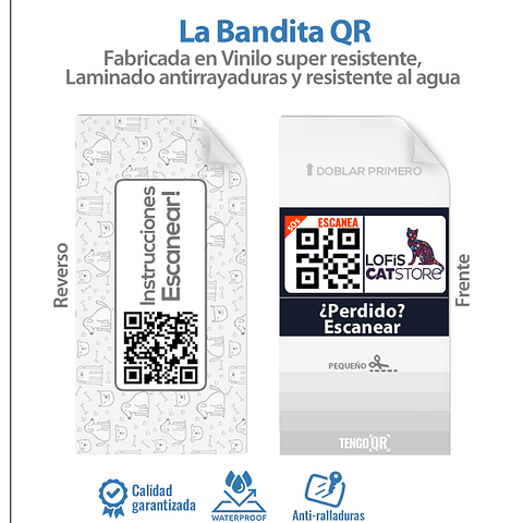 Bandita de Identificación QR