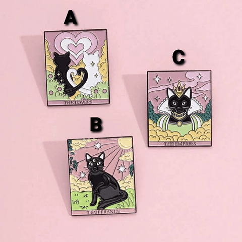 Pins Kitty Cards