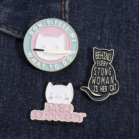 Pins Motivations Cats