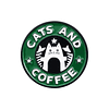 Pin Cats and Coffee