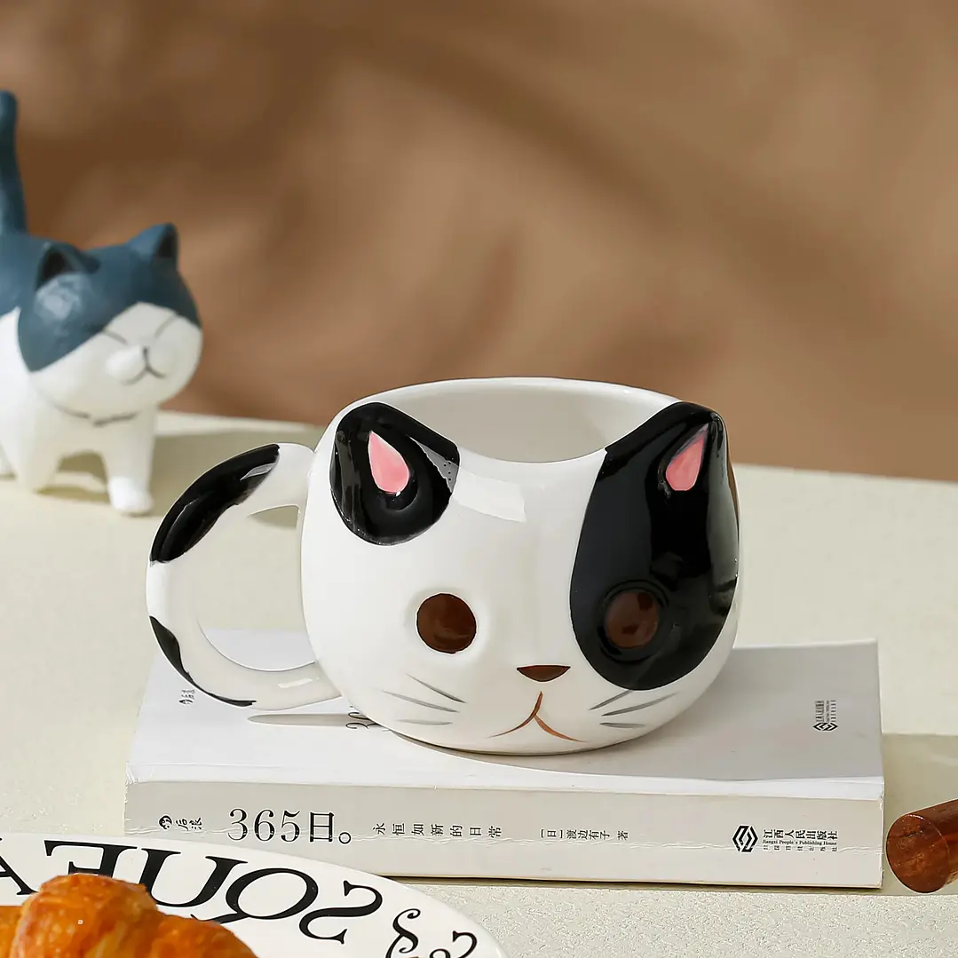 Tazón Cara de Gato Ojos Redondos 9