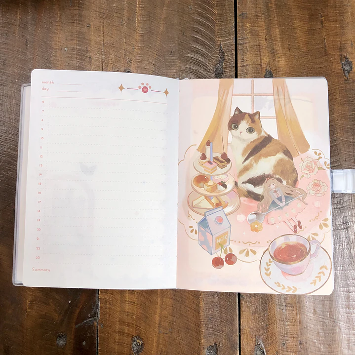 Libreta Cats Dreams 10