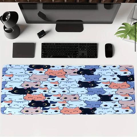 Mouse Pad Gamer Muchos Gatos A