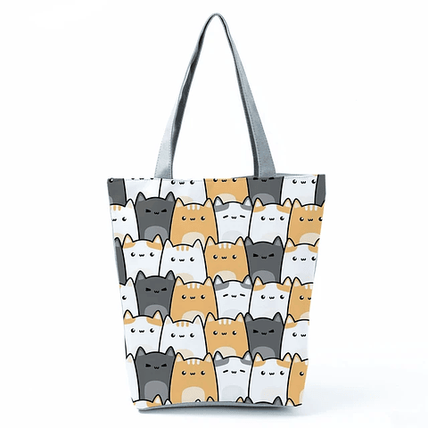 Bolso Totebag Muchos Gatos