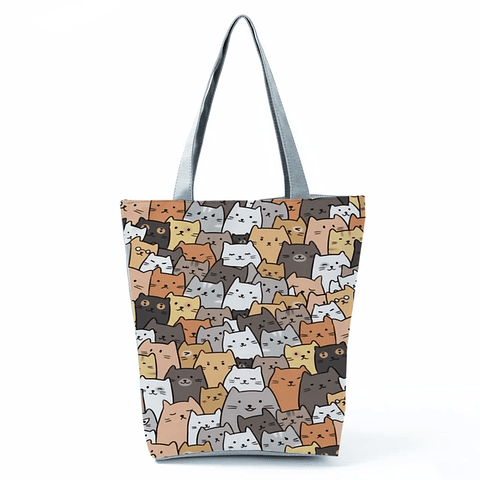 Bolso Totebag Muchos Gatos 2