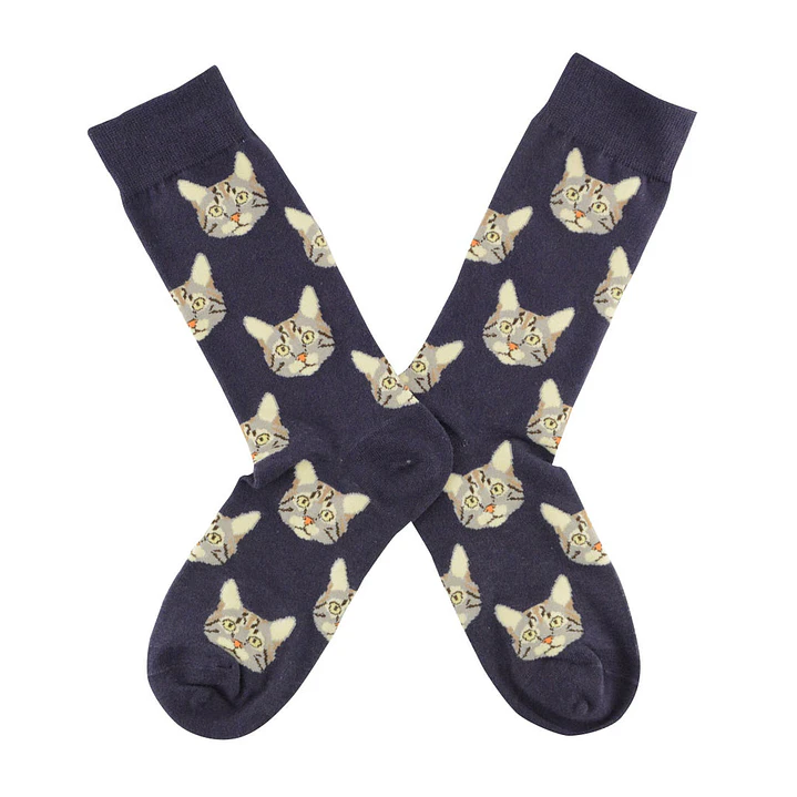 Calcetines Gato Gris 2