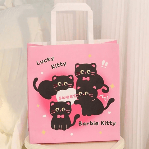 Bolsa Regalo Papel Gatitos