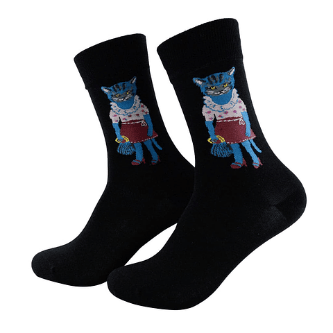 Calcetines Gatita con Ropa