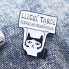 Pin Gato Llegue Tarde