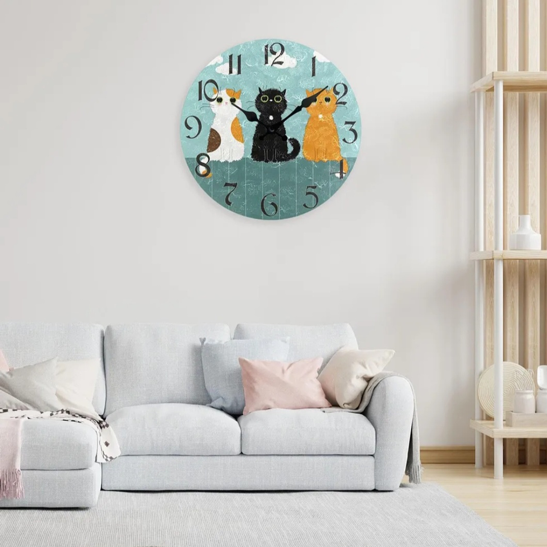 Reloj de Pared Gatos  7